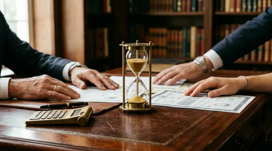 Stratégie d'optimisation de la transmission patrimoniale avec documents fiscaux et calculatrice