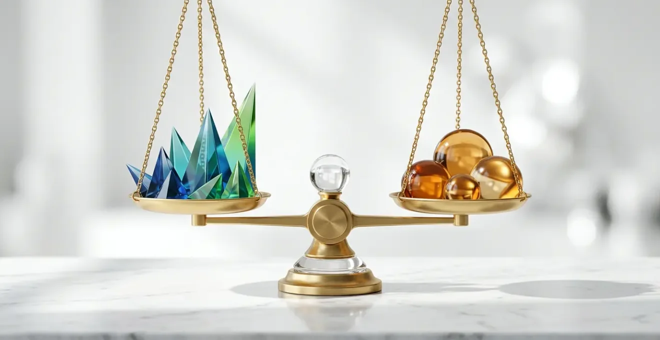 Représentation visuelle d'un portefeuille d'investissement diversifié avec unités de compte dans l'assurance-vie